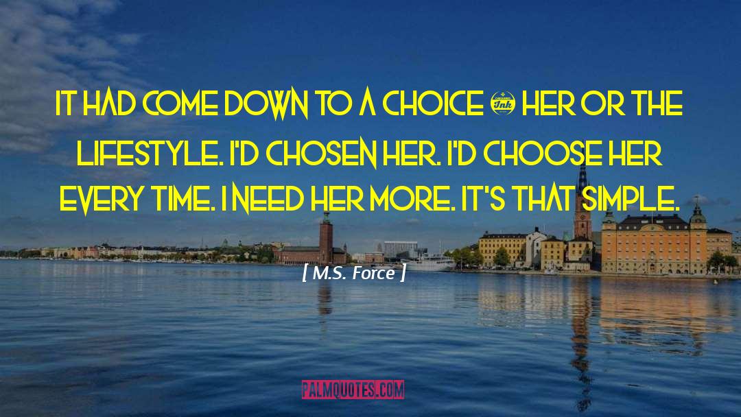 M S quotes by M.S. Force