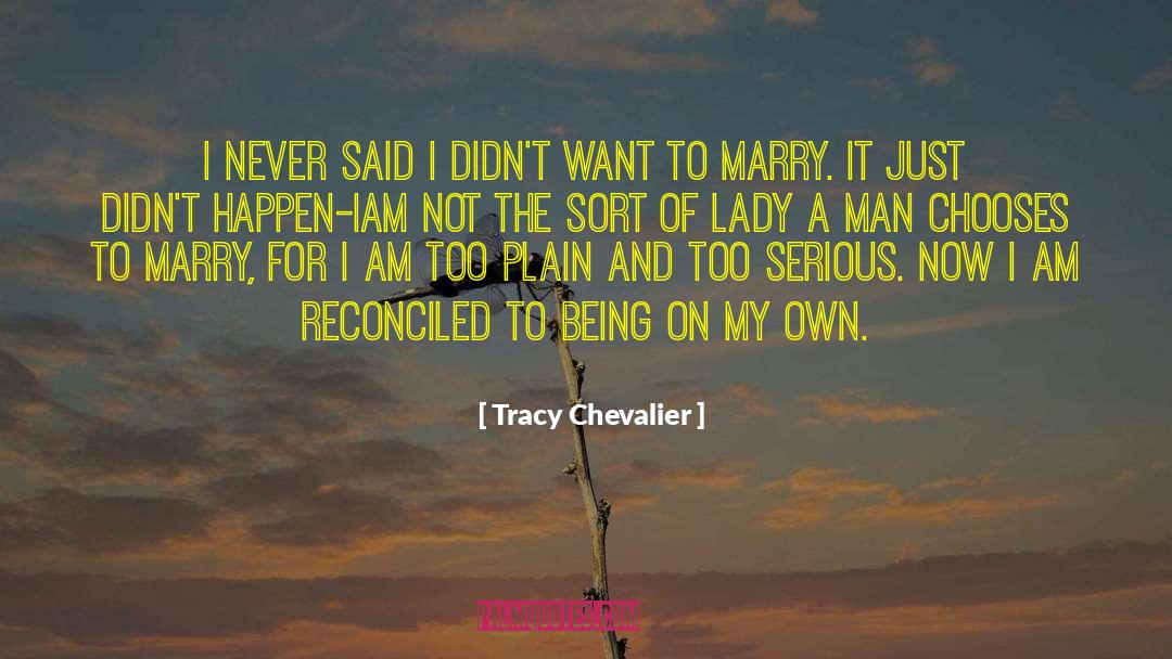Mabel Iam quotes by Tracy Chevalier