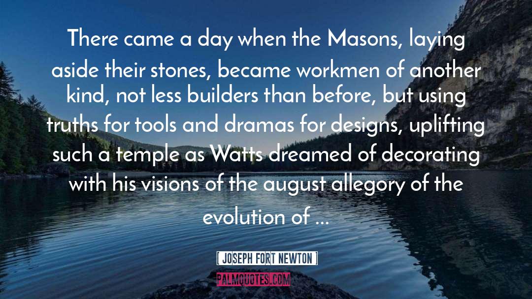Mabius Masonry quotes by Joseph Fort Newton