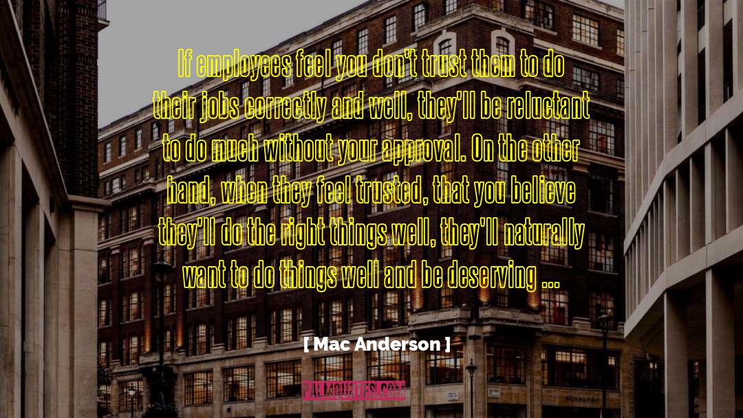 Mac Chatham quotes by Mac Anderson