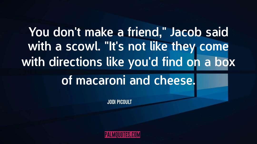 Macaroni And Cheese quotes by Jodi Picoult