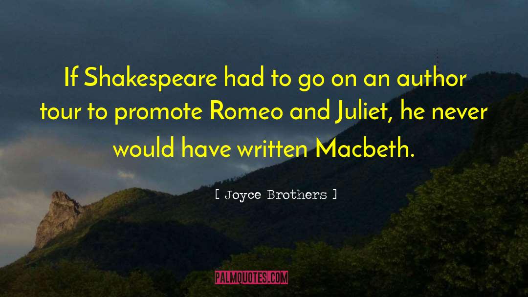 Macbeth Flashcards quotes by Joyce Brothers