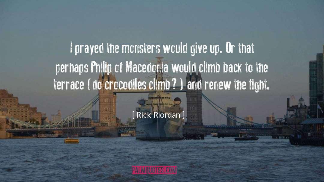 Macedonia quotes by Rick Riordan