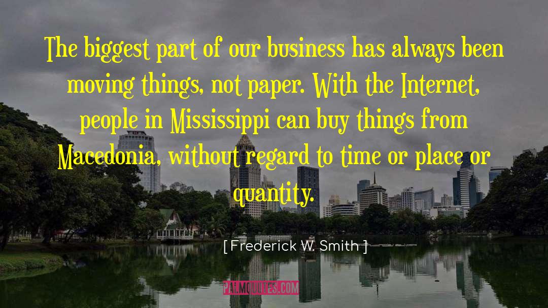 Macedonia quotes by Frederick W. Smith