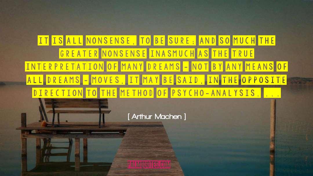 Machen quotes by Arthur Machen