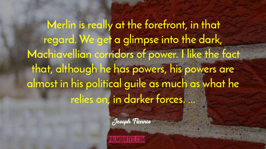 Machiavellian quotes by Joseph Fiennes
