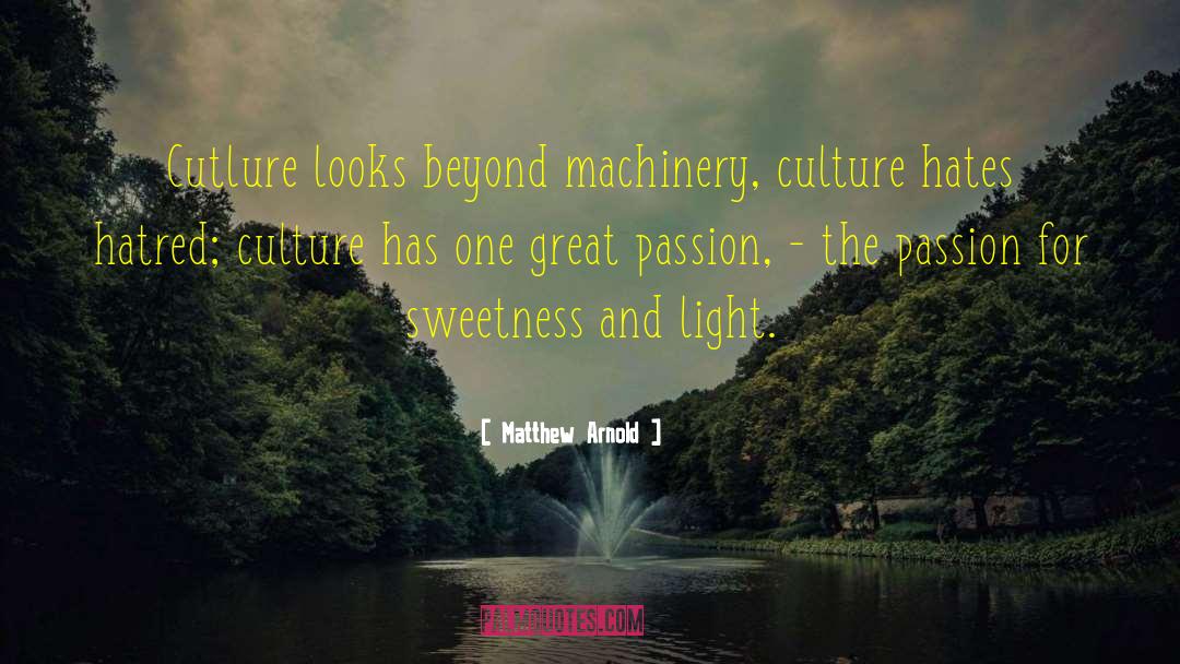 Machinery quotes by Matthew Arnold
