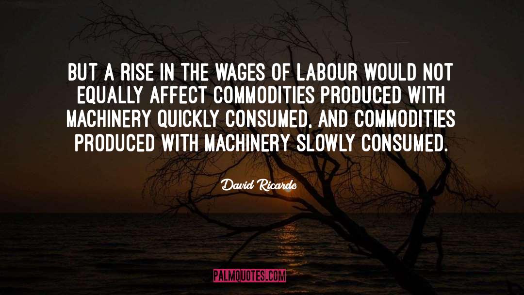 Machinery quotes by David Ricardo