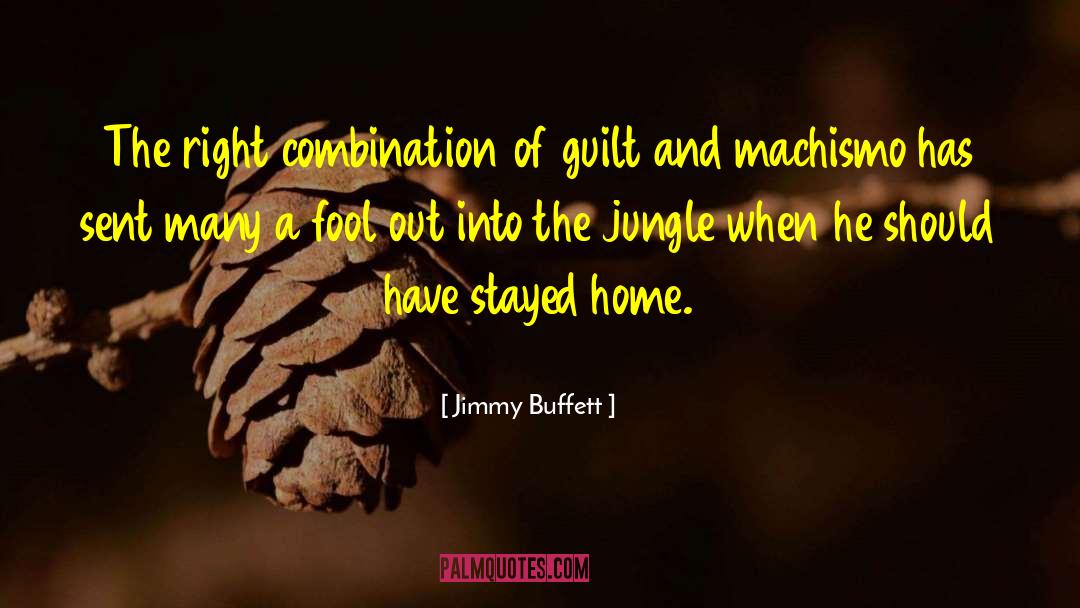 Machismo quotes by Jimmy Buffett