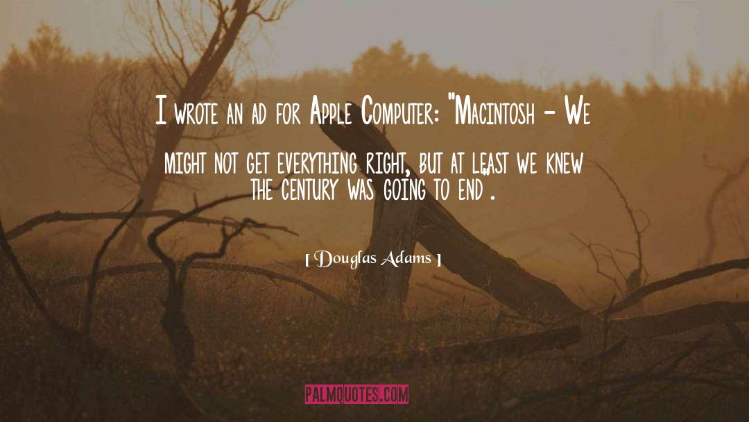 Macintosh quotes by Douglas Adams