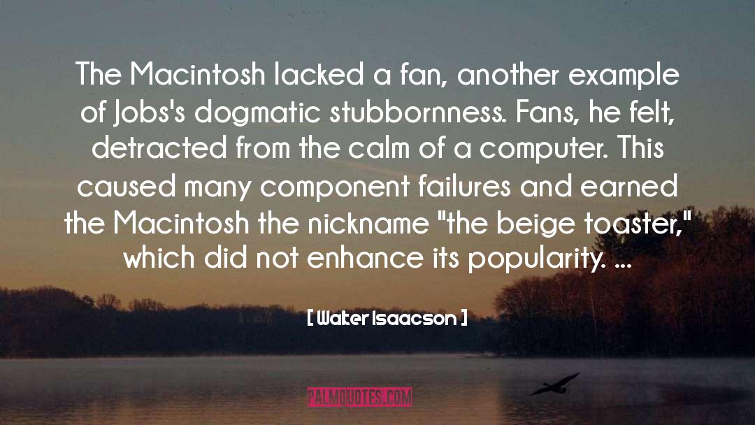 Macintosh quotes by Walter Isaacson