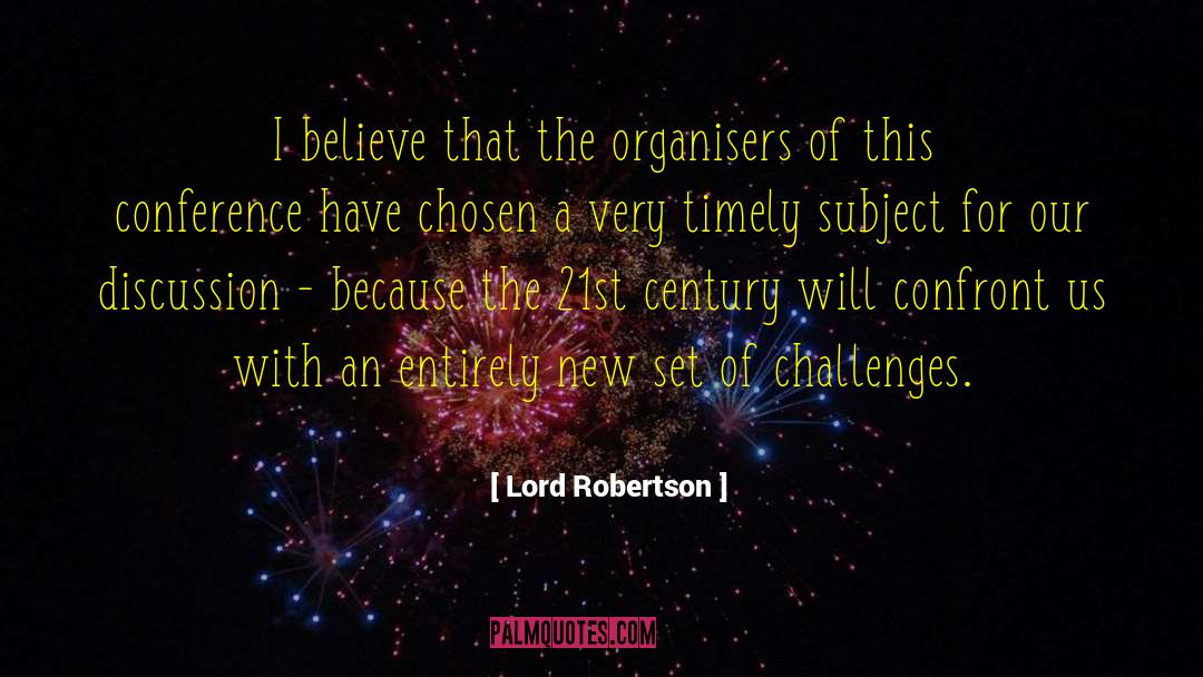 Macpherson Robertson quotes by Lord Robertson
