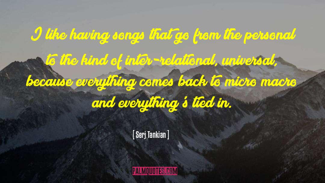 Macro quotes by Serj Tankian