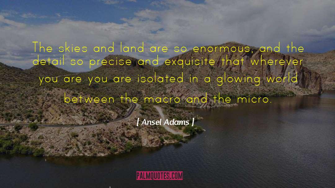 Macro quotes by Ansel Adams