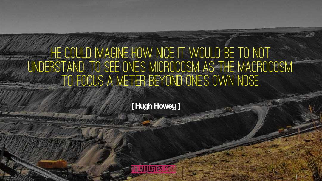 Macrocosm quotes by Hugh Howey