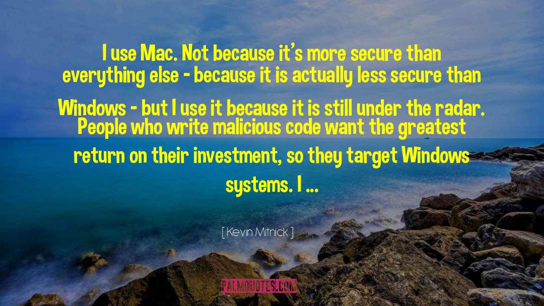 Macs quotes by Kevin Mitnick