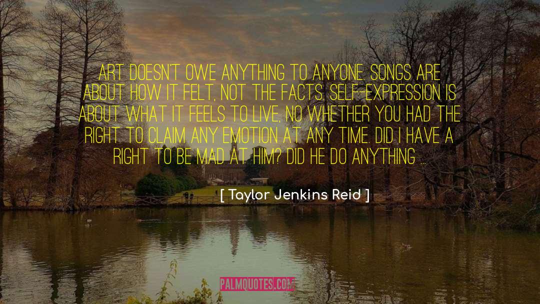 Mad At Him quotes by Taylor Jenkins Reid