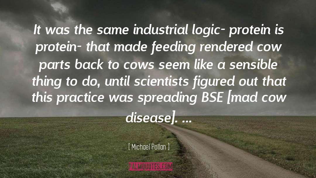 Mad Cow Disease quotes by Michael Pollan