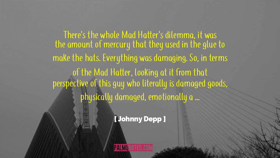 Mad Hatter quotes by Johnny Depp