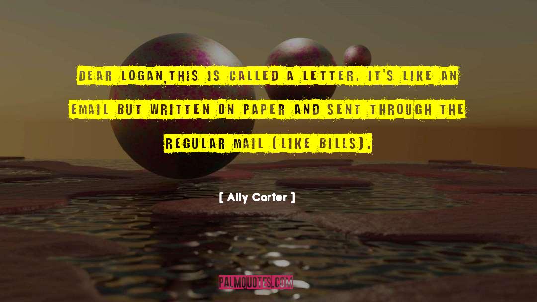 Maddie And Logan quotes by Ally Carter