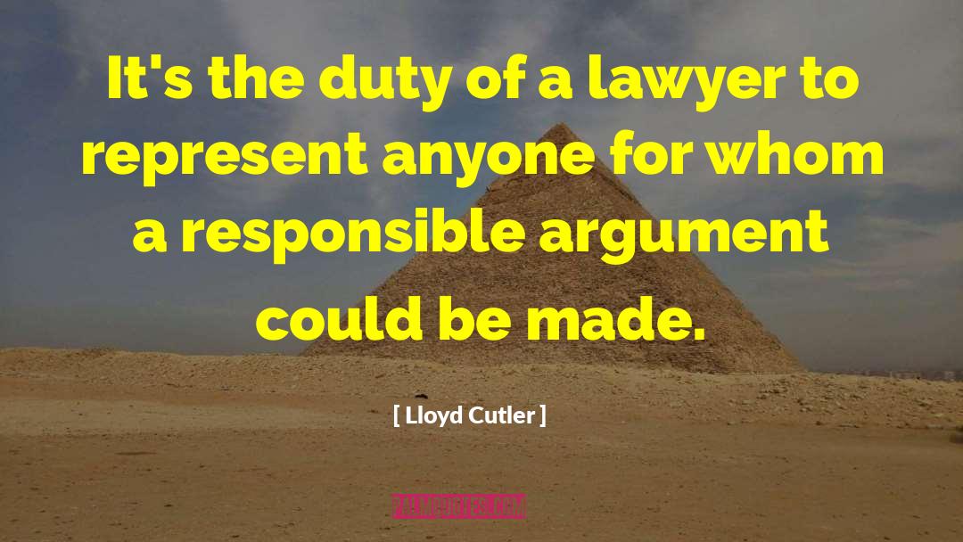 Made For More quotes by Lloyd Cutler