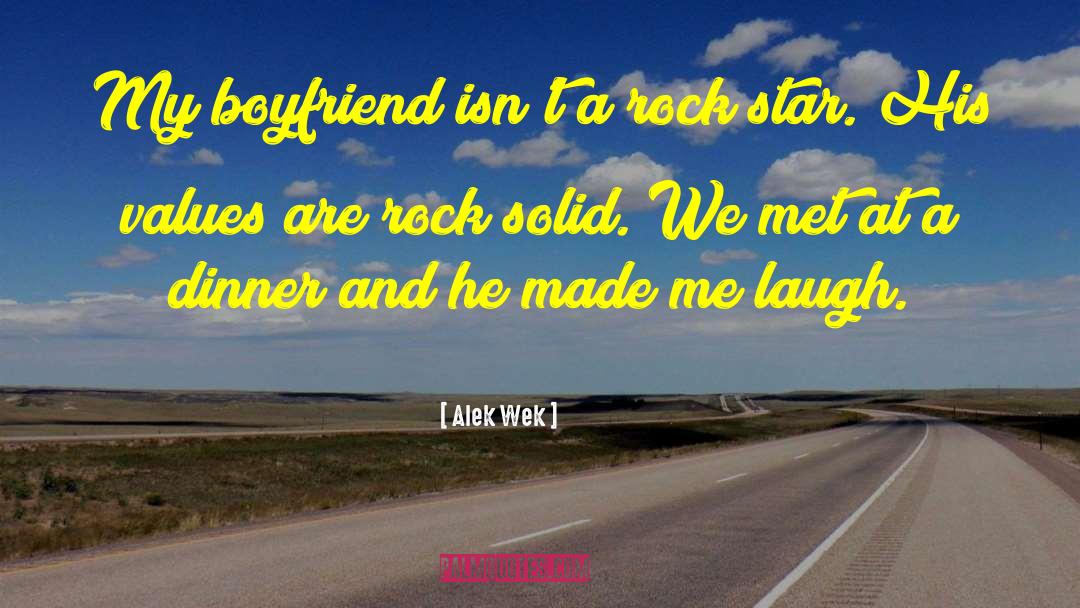Made Me Laugh quotes by Alek Wek