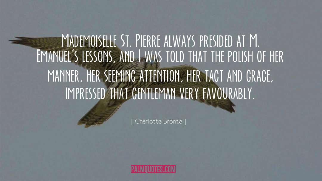 Mademoiselle quotes by Charlotte Bronte