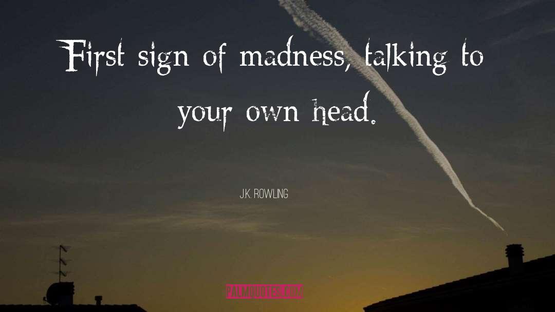 Madness quotes by J.K. Rowling