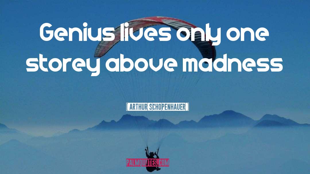 Madness quotes by Arthur Schopenhauer