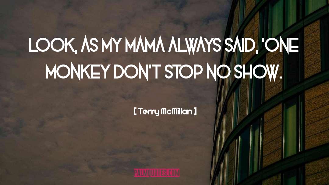 Madral Monkey quotes by Terry McMillan