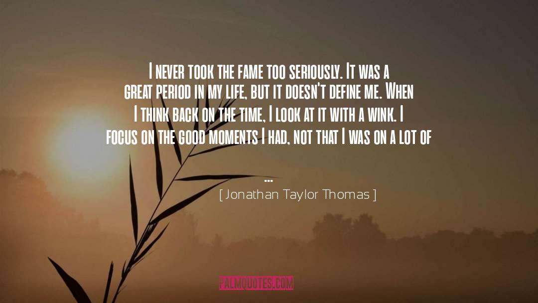 Magazine Covers quotes by Jonathan Taylor Thomas