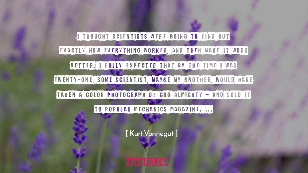 Magazine quotes by Kurt Vonnegut