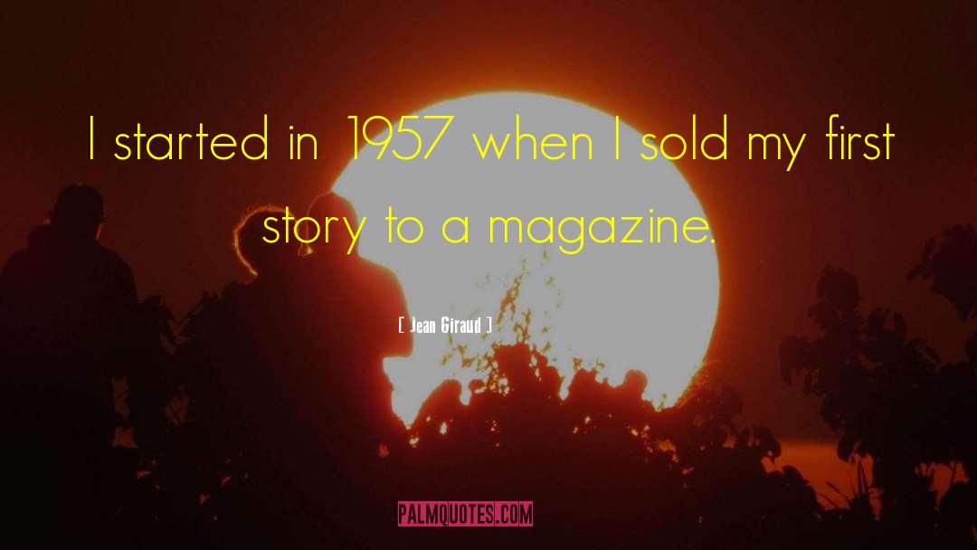 Magazine Titles In quotes by Jean Giraud