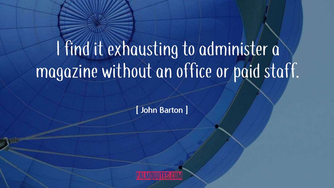 Magazine Titles In quotes by John Barton