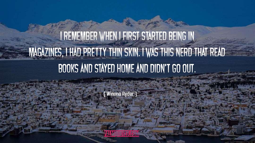 Magazines quotes by Winona Ryder