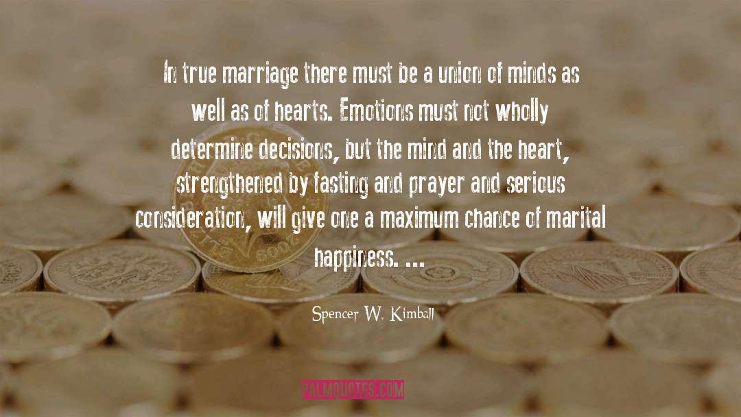 Maggie S Marital Bliss quotes by Spencer W. Kimball