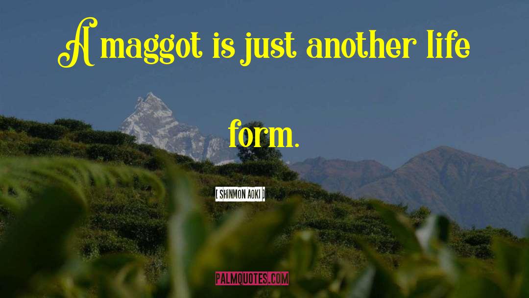 Maggots quotes by Shinmon Aoki