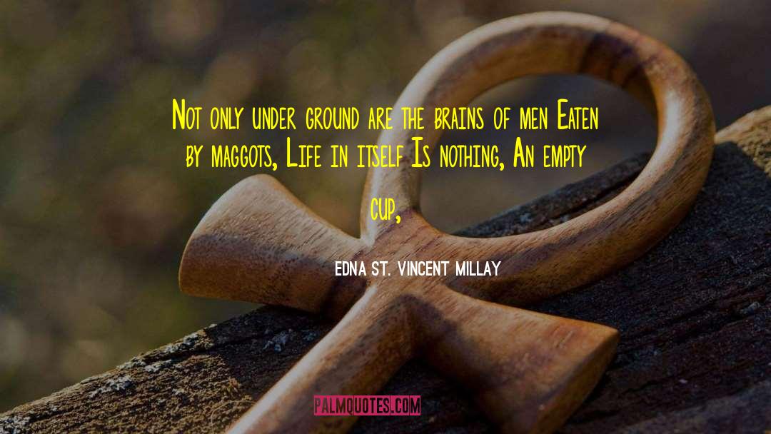 Maggots quotes by Edna St. Vincent Millay