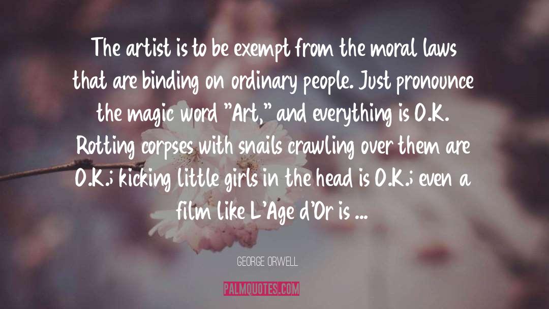 Magic Lamp quotes by George Orwell