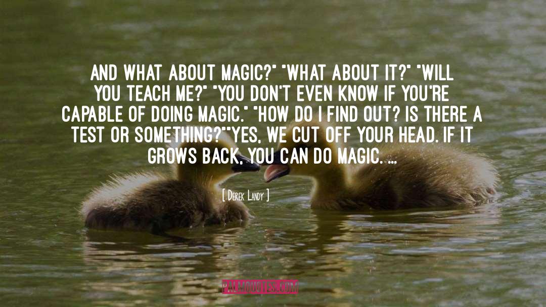 Magic Life quotes by Derek Landy