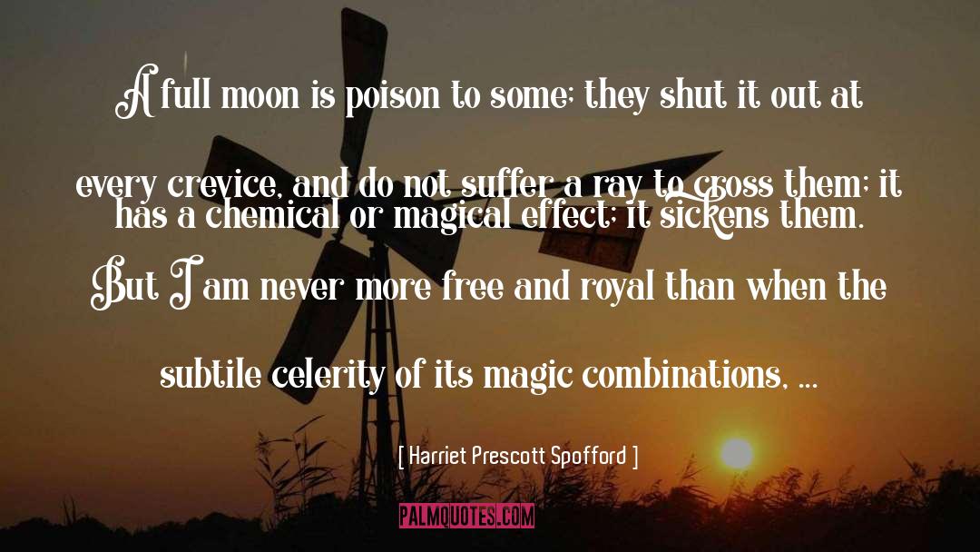 Magic Of Full Moon Night quotes by Harriet Prescott Spofford
