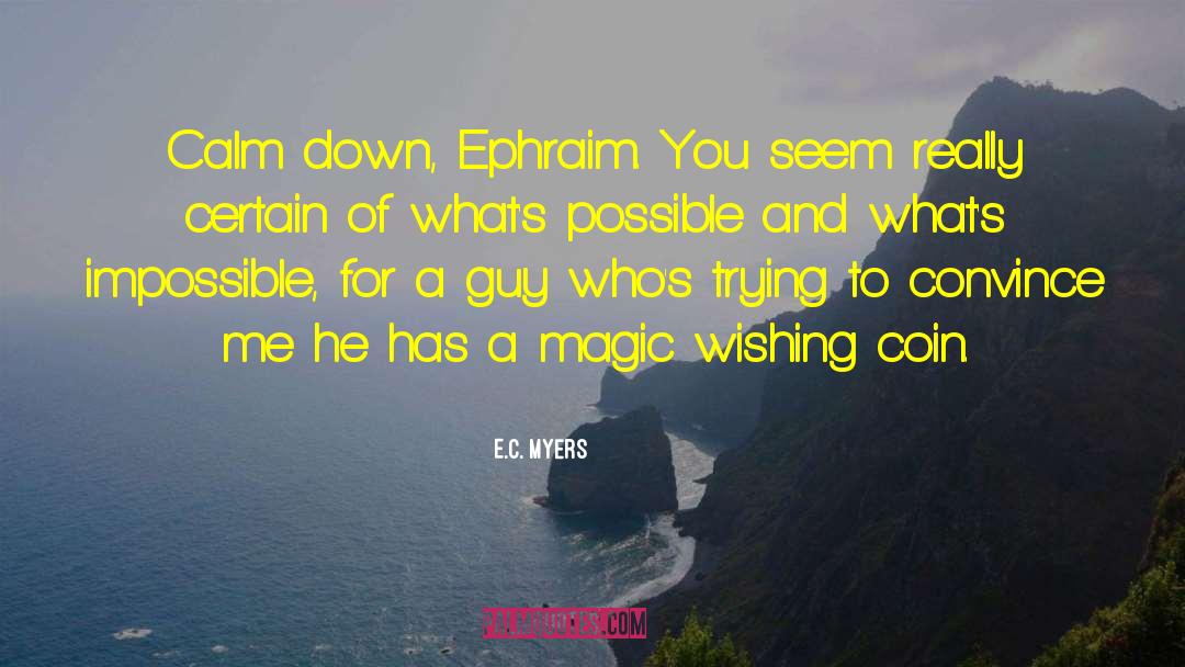 Magic Tricks quotes by E.C. Myers