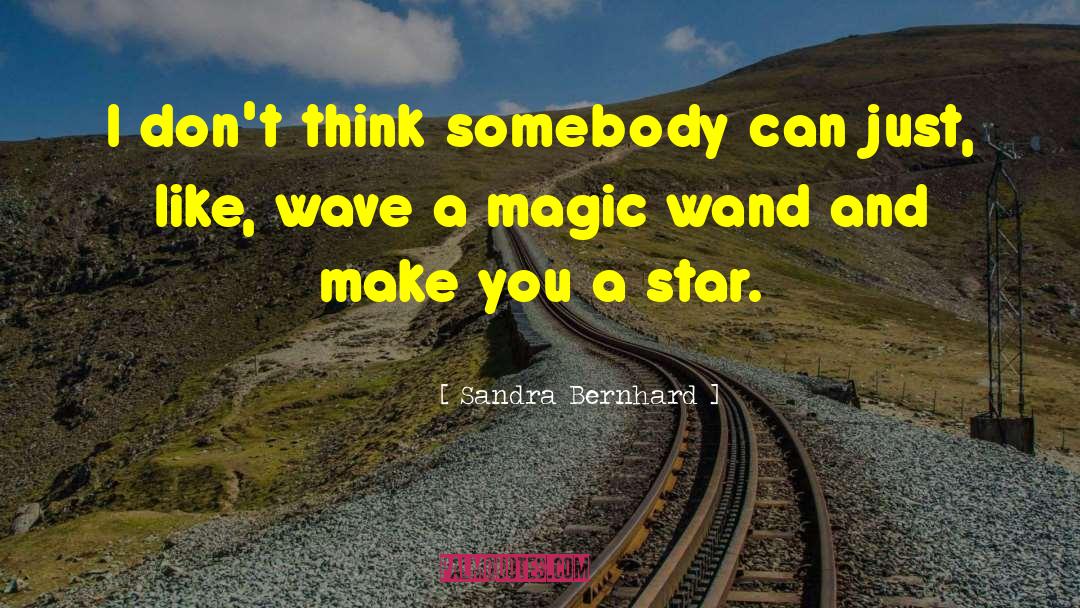 Magic Wand quotes by Sandra Bernhard