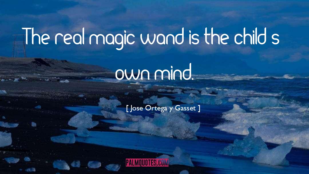 Magic Wand quotes by Jose Ortega Y Gasset