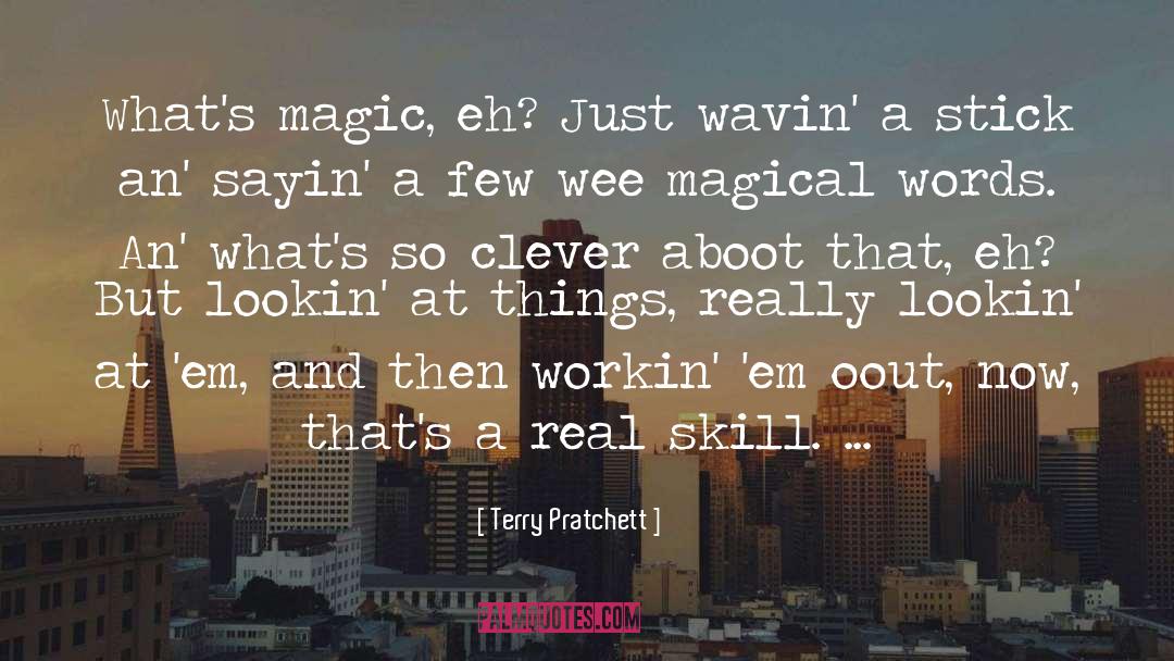 Magic Word quotes by Terry Pratchett
