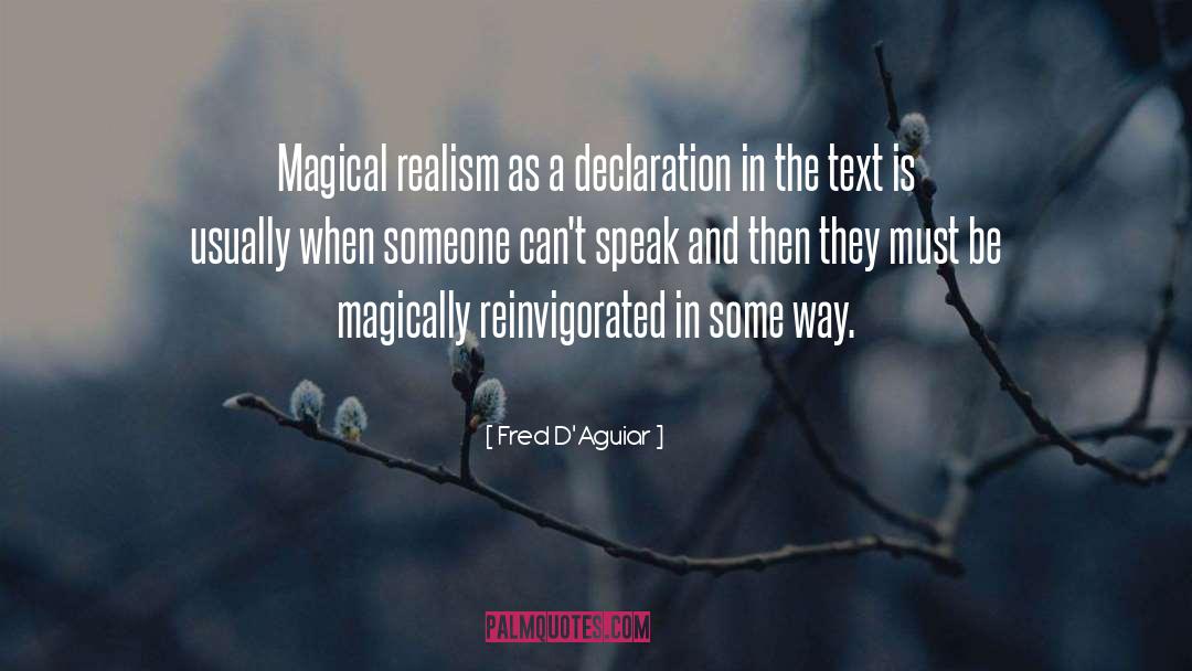 Magical Realism quotes by Fred D'Aguiar