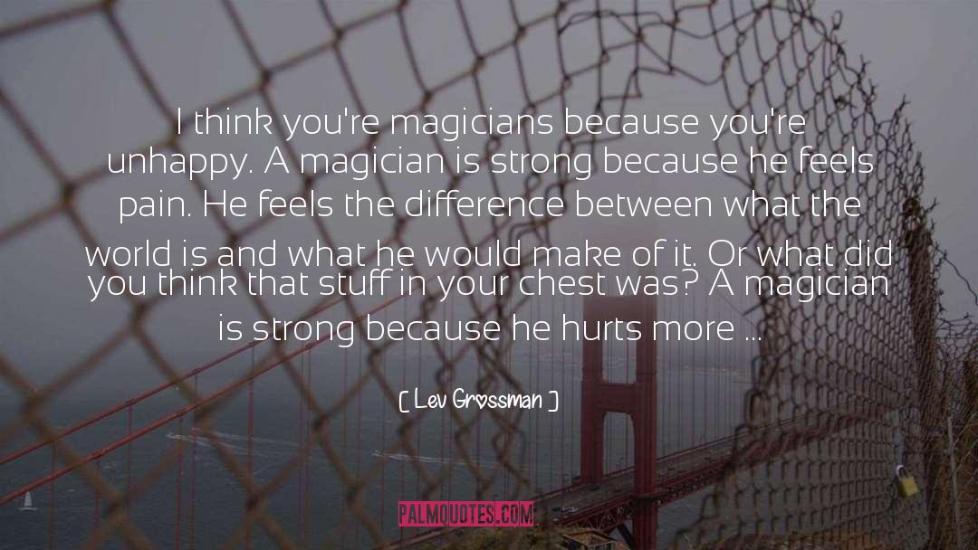 Magicians quotes by Lev Grossman