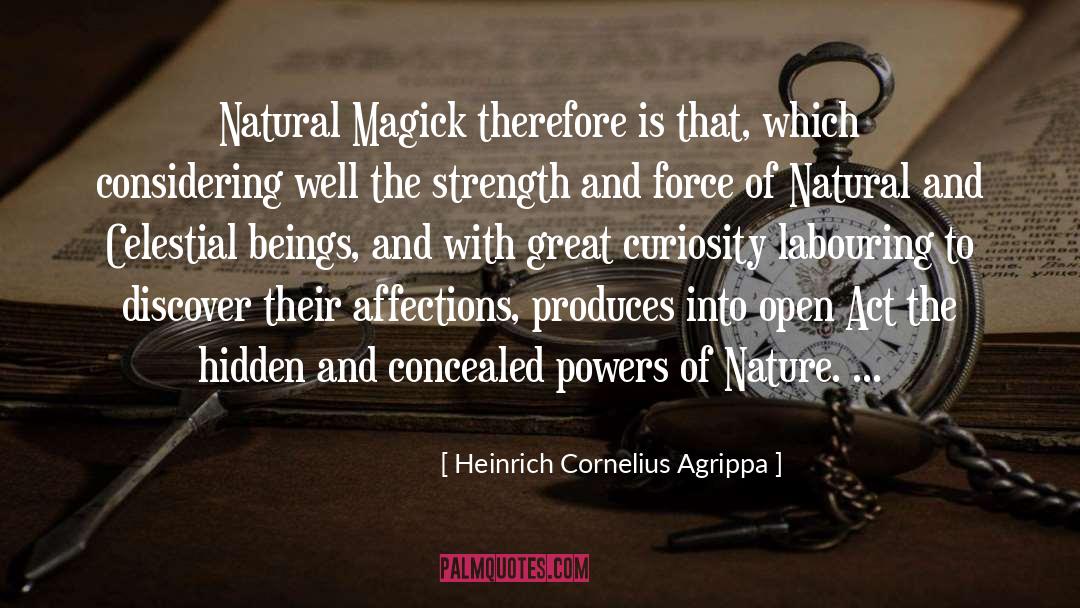 Magick quotes by Heinrich Cornelius Agrippa