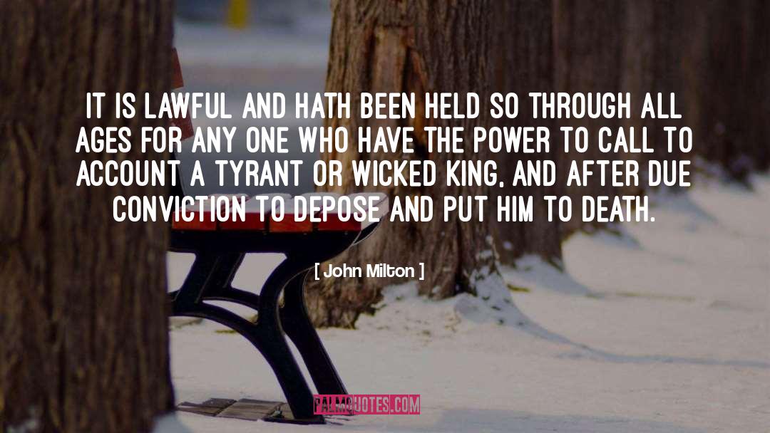 Magistrates quotes by John Milton