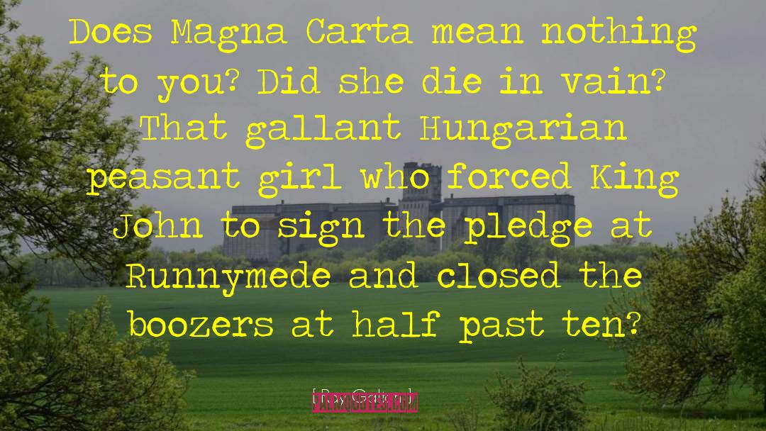 Magna Carta quotes by Ray Galton